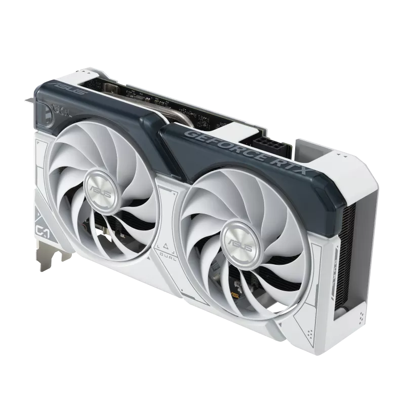 ASUS Dual GeForce RTX™ 4060 Ti White OC Edition 8GB GDDR6- Graphics Card ASUS Dual GeForce RTX™ 4060 Ti White OC Edition 8GB GDDR6- Graphics Card